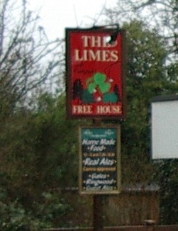 The pub sign of The Limes  (? 2006)