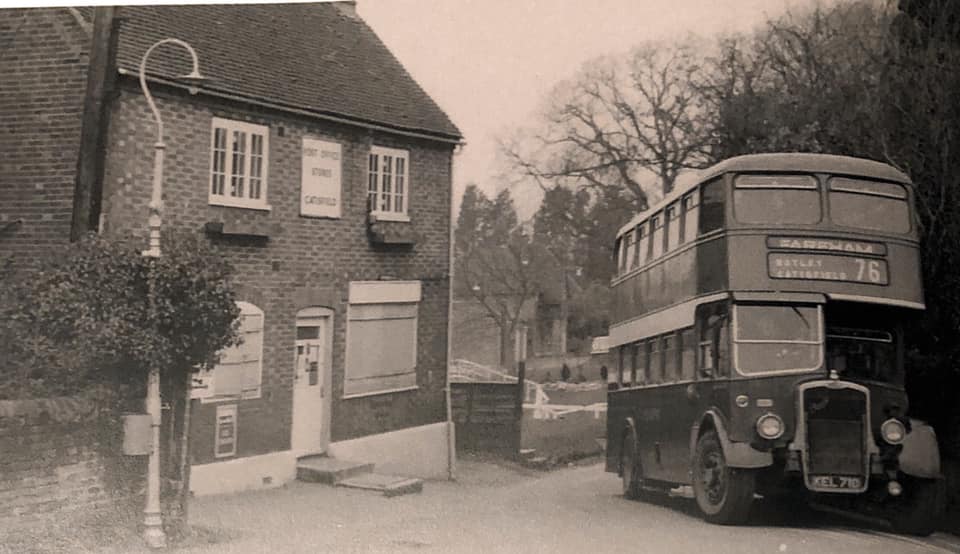Catisfield Post Office - and bus service......