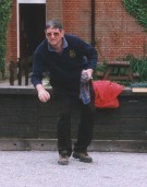 Playing Boule at Limesdowne Petanque Club, Catisfield.... Doug Glading 