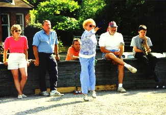 Playing Boule at Limesdowne Petanque Club, Catisfield.... a general view / Rose Paflin 